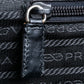 "PRADA" Clasp design monotone color bowling bag