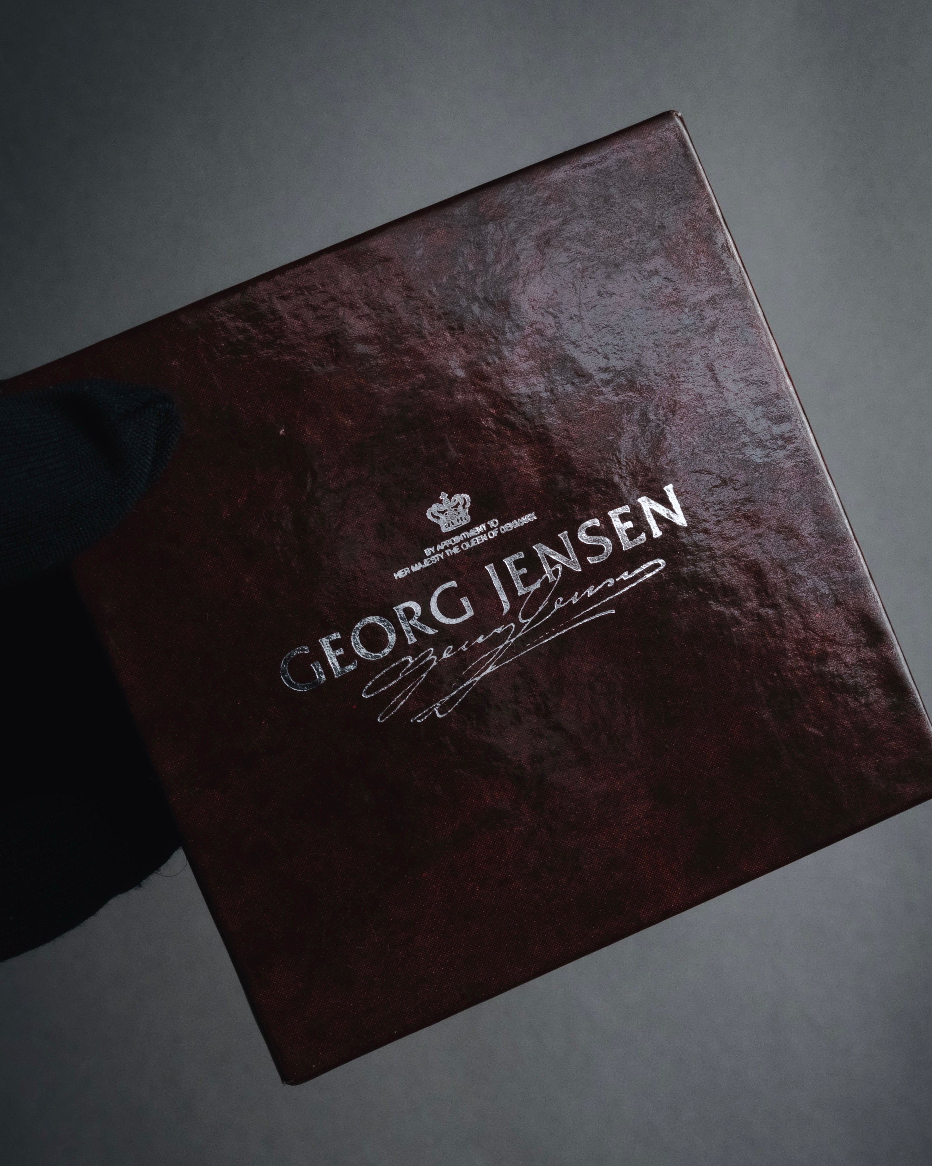 "Georg Jensen" Late 80s - Early 90s sculptural shell motif cufflinks