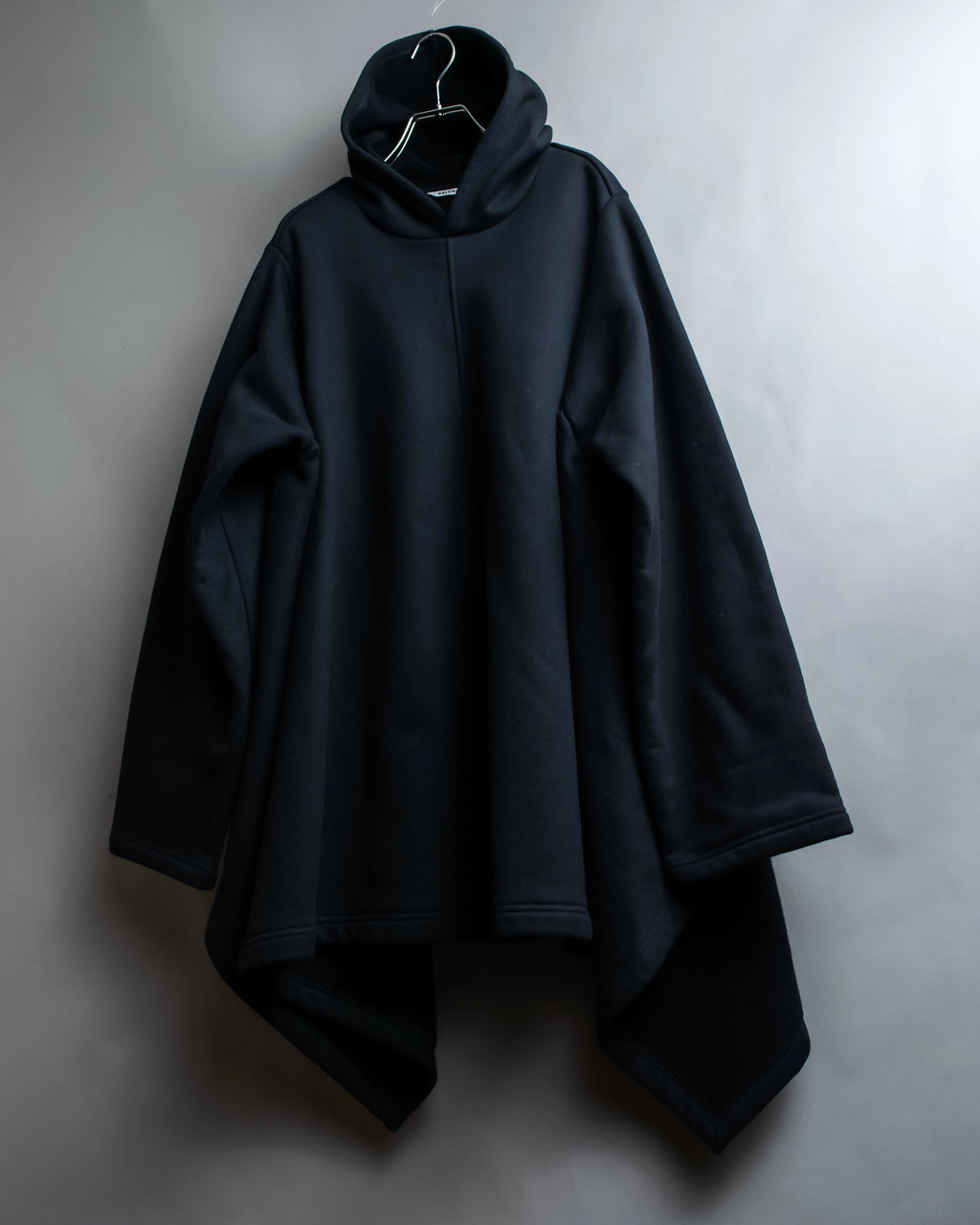 "BALENCIAGA" Oversized poncho flare silhouette hoodie