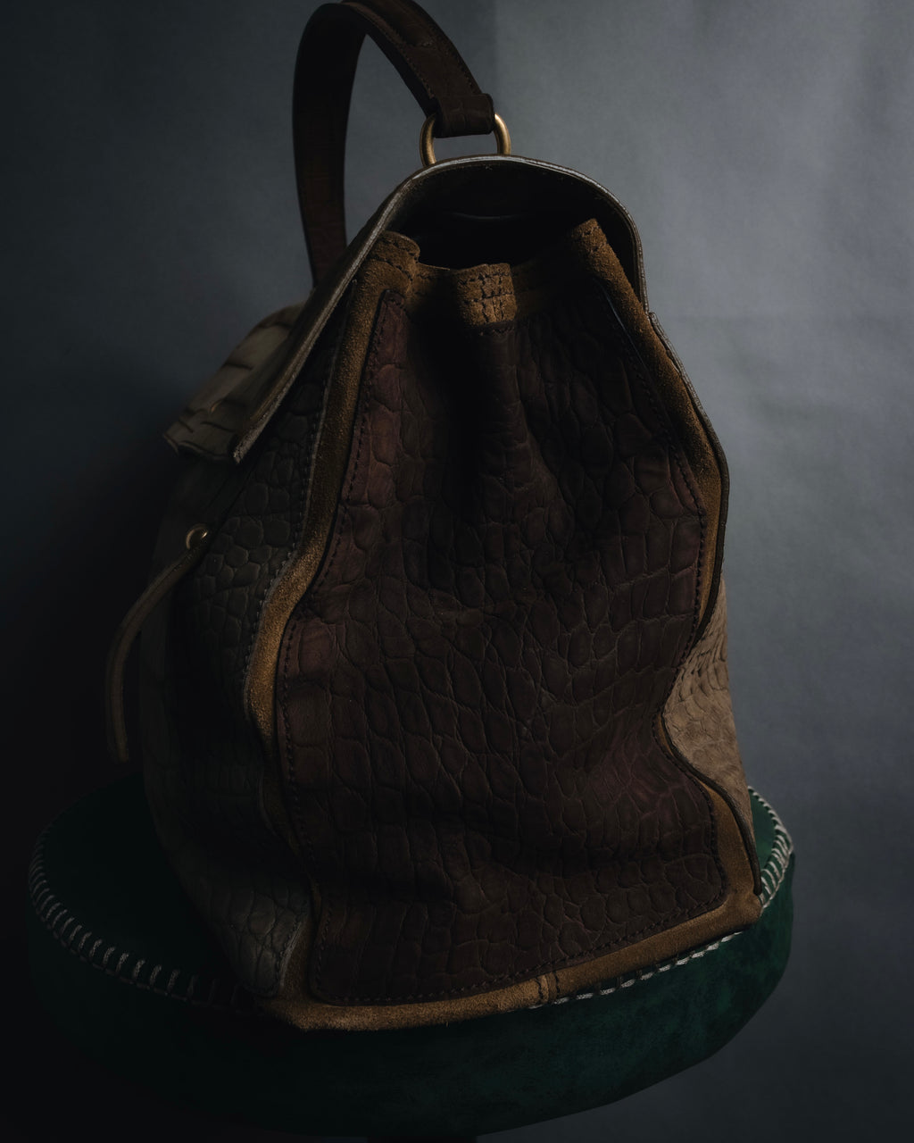 –SPECIAL– "YVES SAINT LAURENT"
2008-2012 Croc embossed suede muse two bag