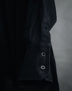 "GUCCI" 2008-2010 Herringbone wide collar dress shirt