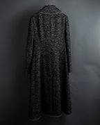"Dolce & Gabbana" Double-breasted beautiful tweed long coat
