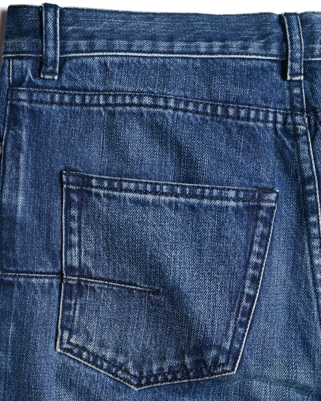Christian Dior/ Cut Out Hem Straight Silhouette Denim