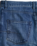 Christian Dior/ Cut Out Hem Straight Silhouette Denim