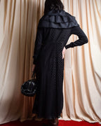 "NOKO OHNO" Layered organza frill embroidered dress