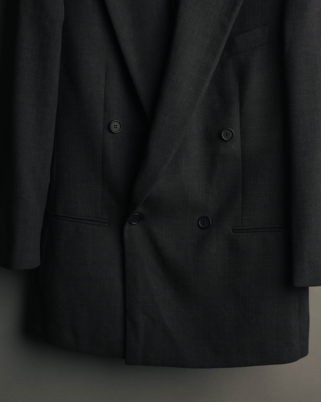 "Giorgio Armani Le Collezioni" 80's-90's Soft tailored double breasted wool blazer