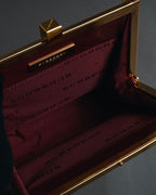 "BURBERRY" 00’s Framed chain formal bag