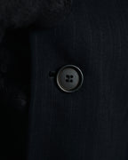 "GIORGIO ARMANI" 90’s pinstripe soft-tailored suit set