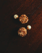"Christian Dior" 2020's Floral double-sided stud earrings