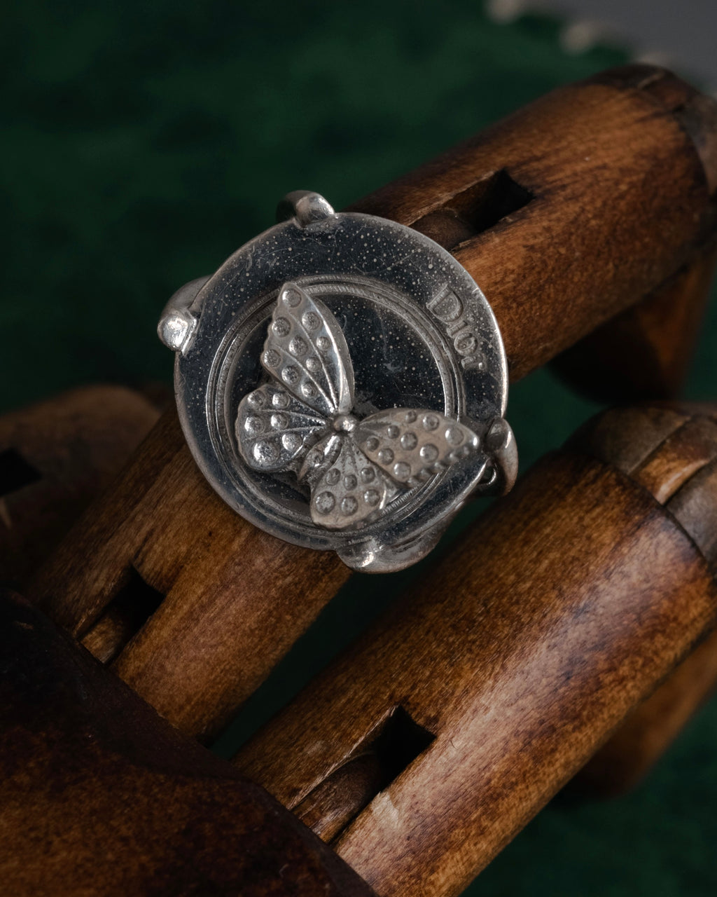 “Christian Dior” 2000’s Butterfly motif sculptural ring