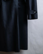 "MIU MIU" Crest brooch design belted trench coat