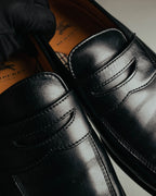 “Burberry London” 00’s-10’s Black leather penny loafers