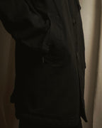 "COMME des GARCONS HOMME"
Utility zip pocket coat