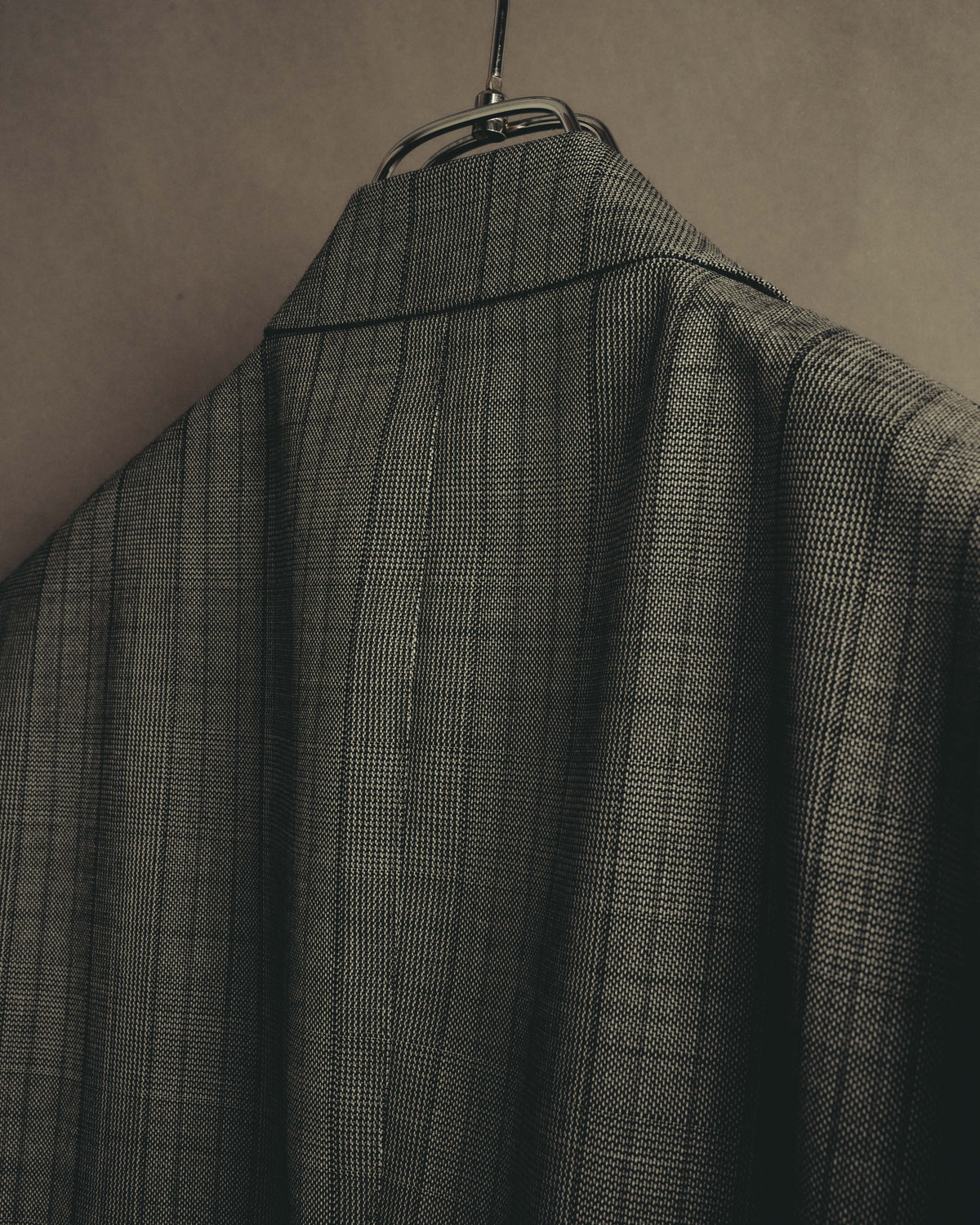 -SPECIAL- “GUCCI” 2019-2021 Glen check double-breasted wool suit