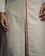 -SPECIAL- “THOM BROWNE” 2010’s tricolor grosgrain oxford shirt dress