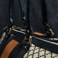 "GUCCI" Diamante pattern one handle canvas bag