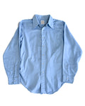 VINTAGE/ Button down cotton blue shirt