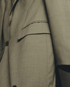 "Burberrys" 80's-90's Classic pure wool blazer