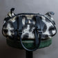 "Vivienne Westwood" Leopard abstract print rounded horizontal shape one handle bag