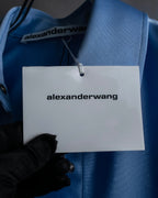 "ALEXANDER WANG" Three-dimensional cut design light blue shirt