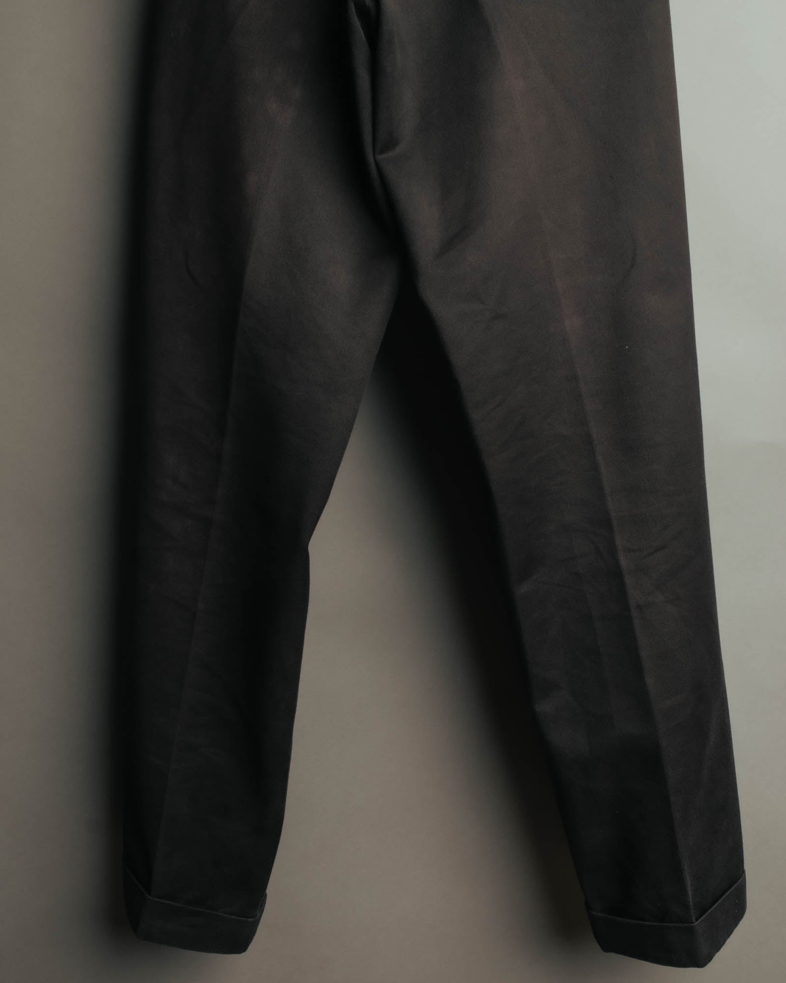 -SPECIAL- "Hermès" 90's-00's Refined cotton trousers