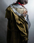 "MAISON MARGIELA" 20AW reconstructed tulle docking trench coat