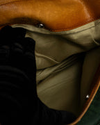 "MAISON MARGIELA" 12SS over flap design leather shoulder bag