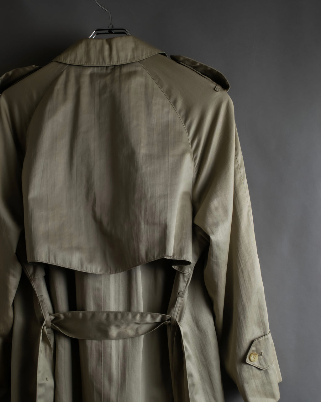 "BURBERRYS" Classic military detail maxi length trench coat