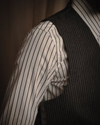"Maison Margiela" 2011 AW pinstripe tailored vest