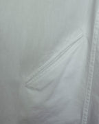 "Y's" 90's-00's Open collar long cotton shirt coat