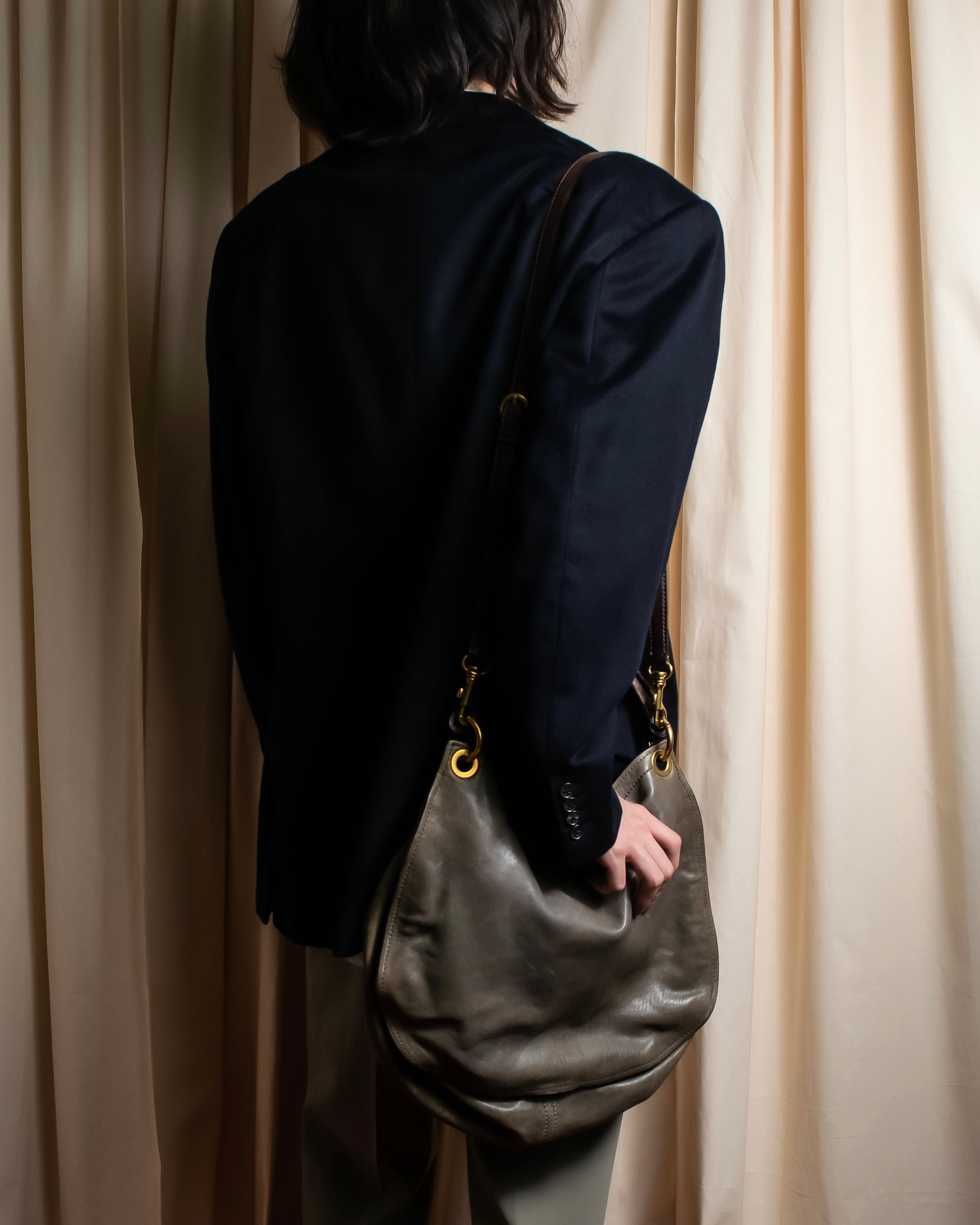 "MIU MIU" Overflap gold Parts design 2-way bag