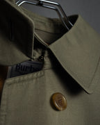 "BURBERRYS" Cape-attached design stand collar coat