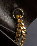 "Christian Dior" CD turn lock design chain shoulder bag