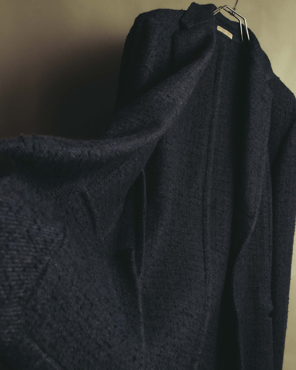 "BOTTEGA VENETA"  Late 90's-early 00's textured tailored short coat