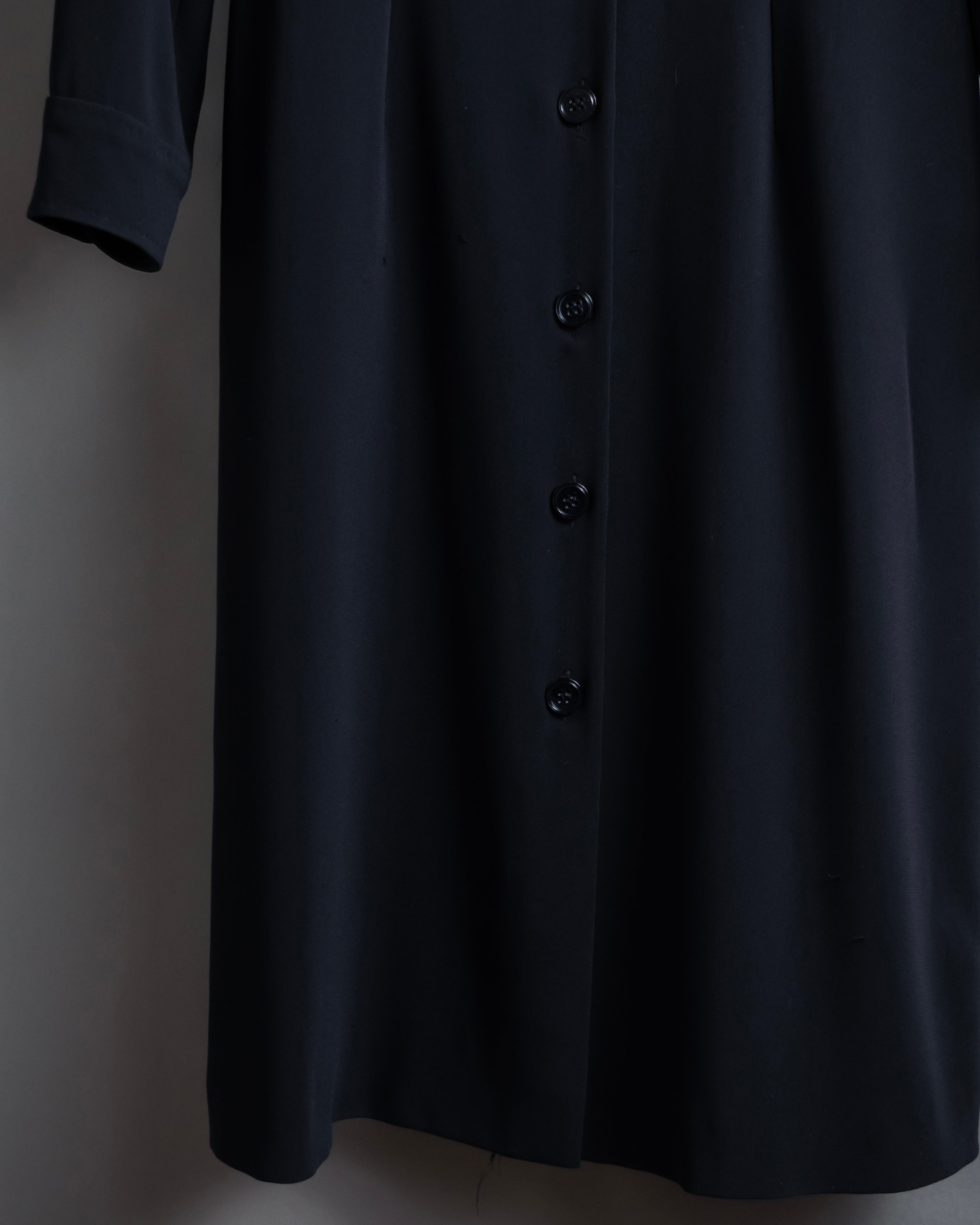 "Max Mara" 90's Refined design long shirt dress