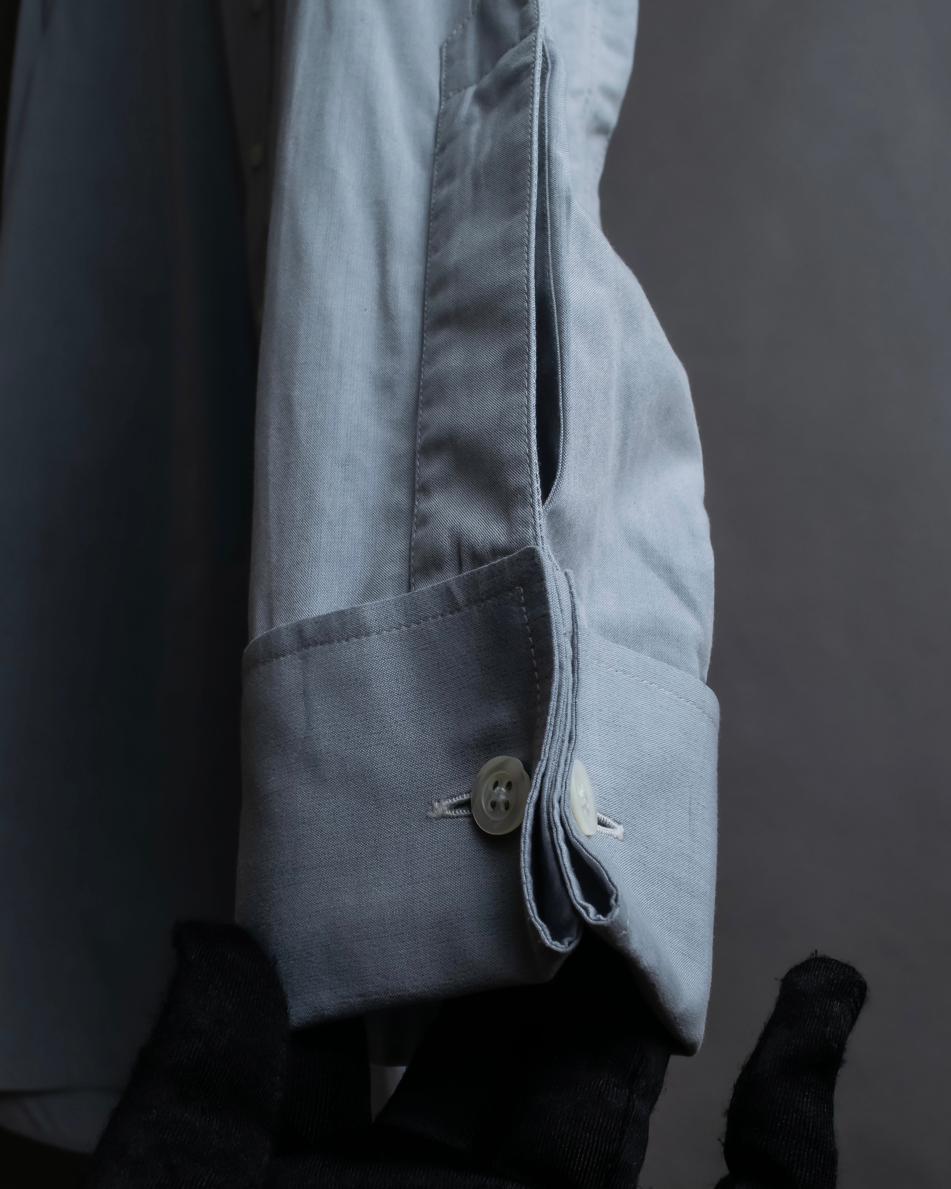 "MAISON MARGIELA" 21SS Long tail design band collar shirt