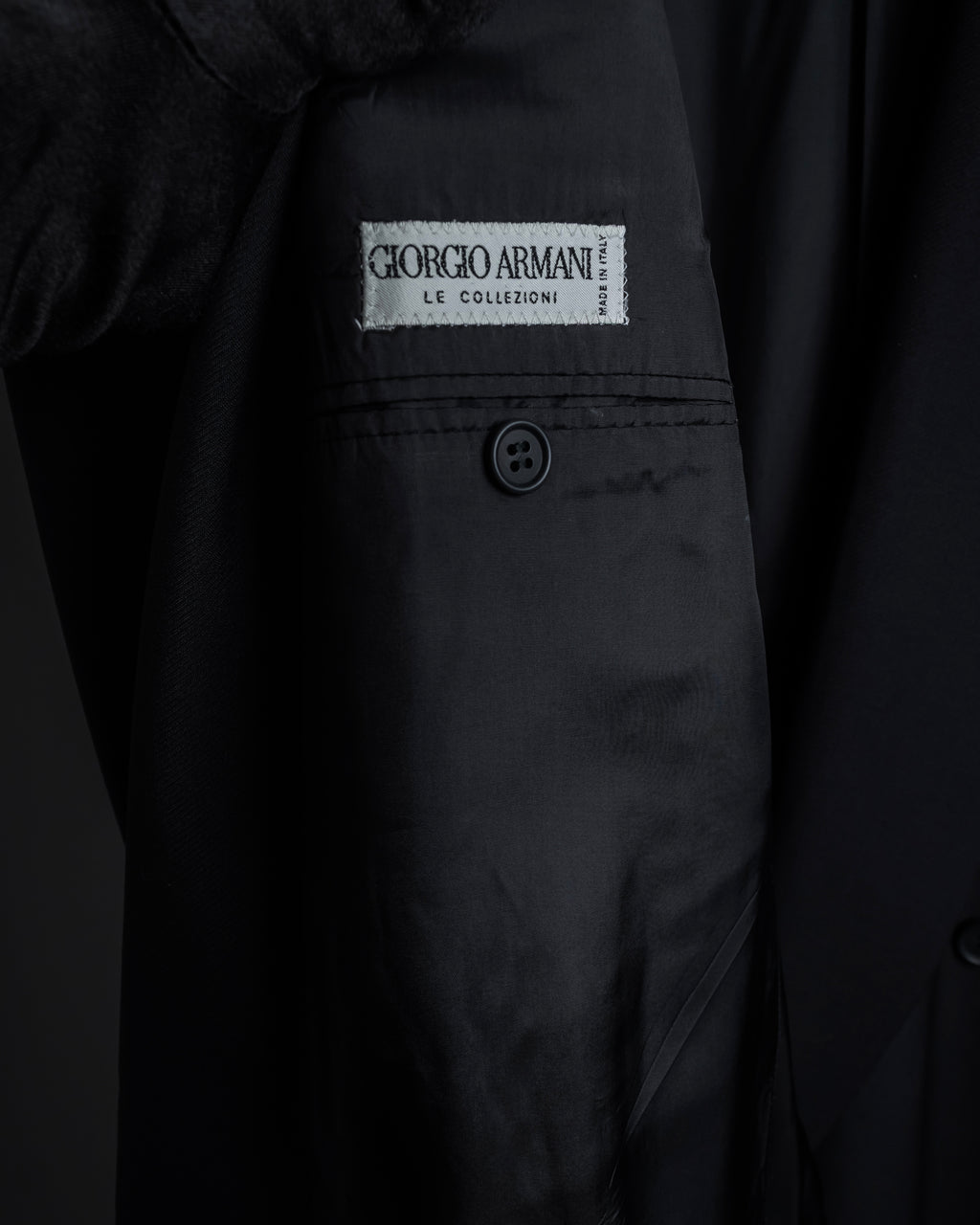 "GIORGIO ARMANI" Double-breasted classic tailoring set up