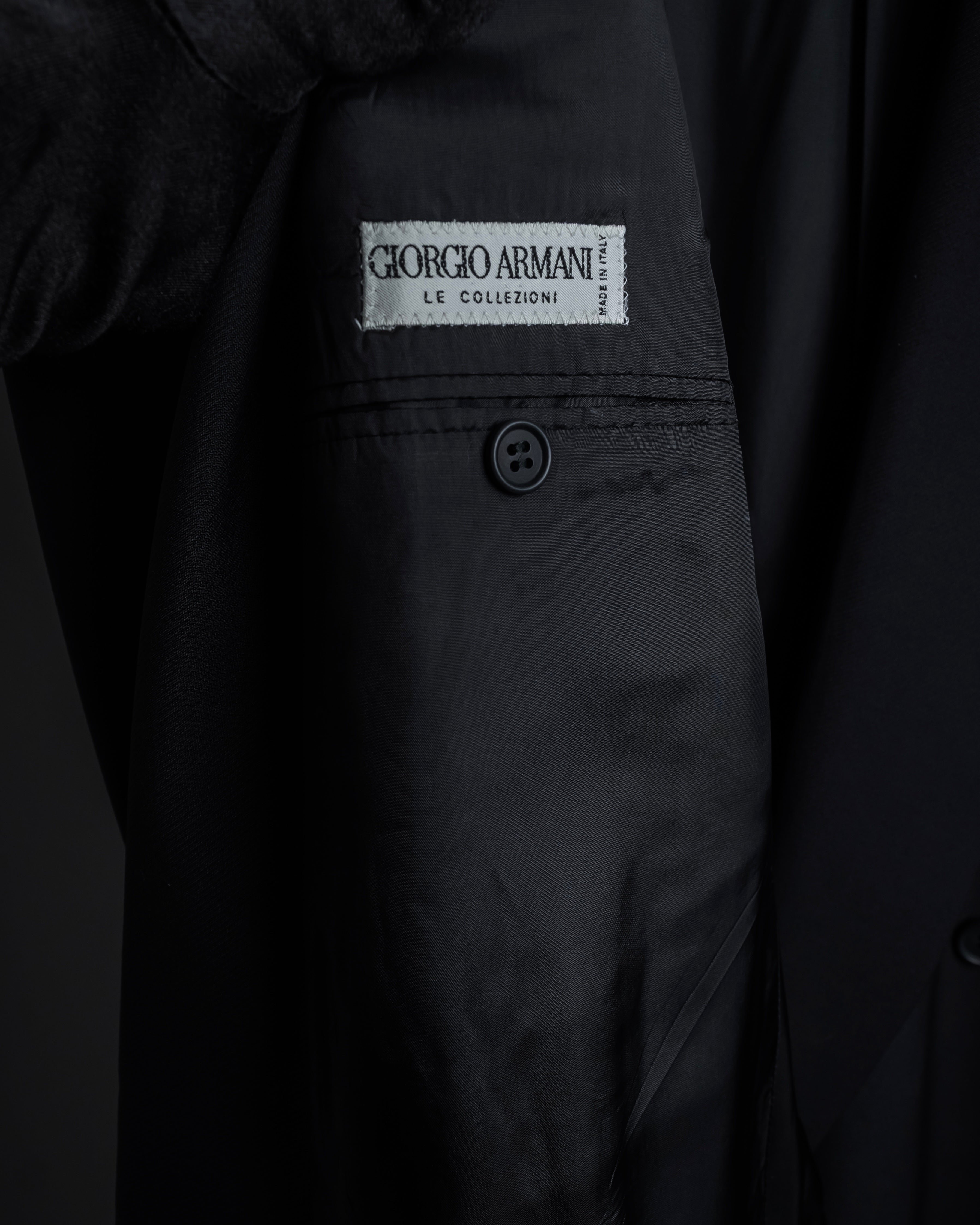 "GIORGIO ARMANI" Double-breasted classic tailoring set up