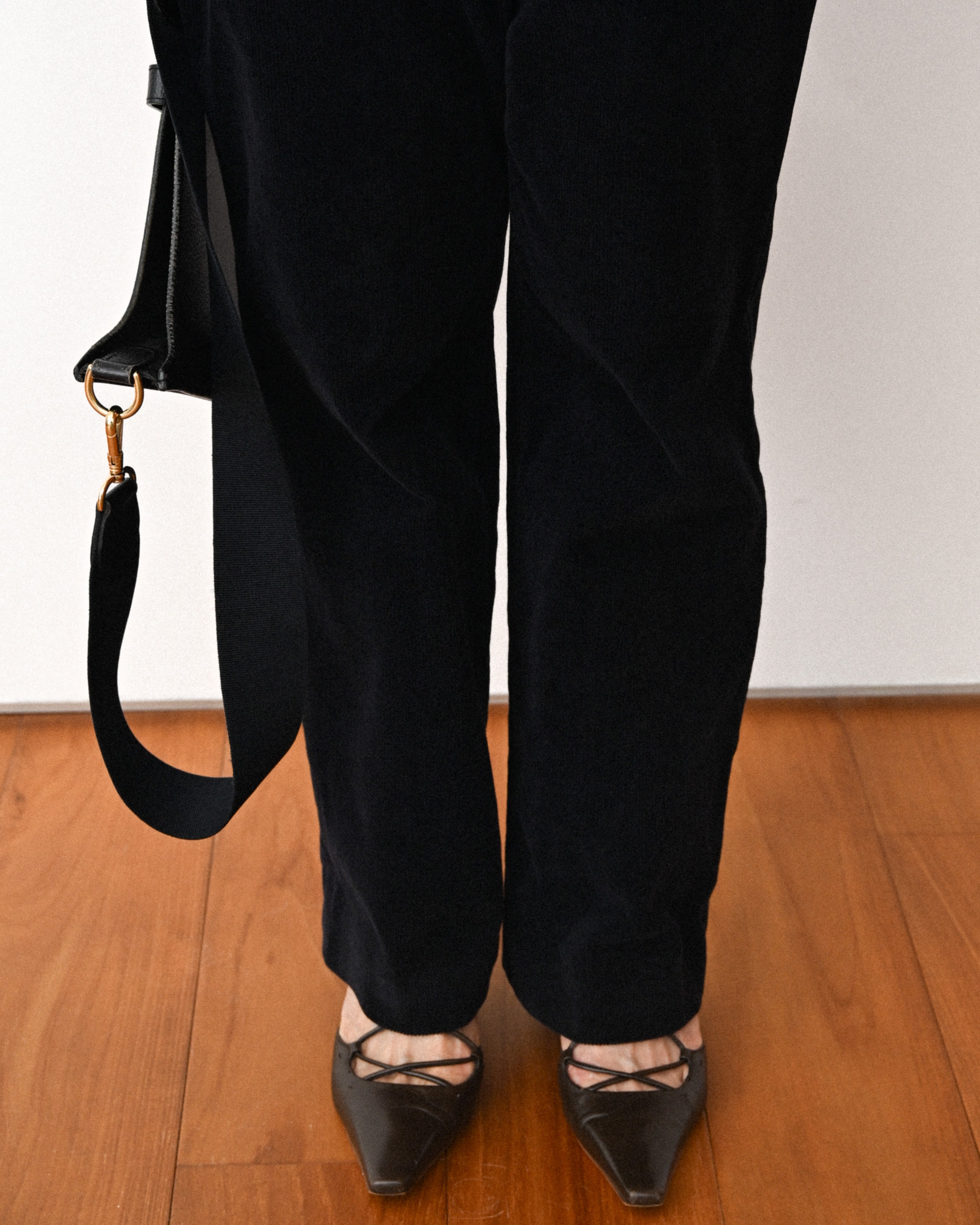 BURBERRY/ Slim Fit Single Breasted Corduroy Set Up Black