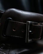 "PRADA" Belt design high cut boots