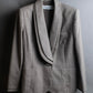 "Christian Dior" Double shawl collar design tailored jacket