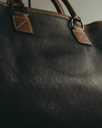 "Christian Dior" 70's-80's Honeycomb travel bag