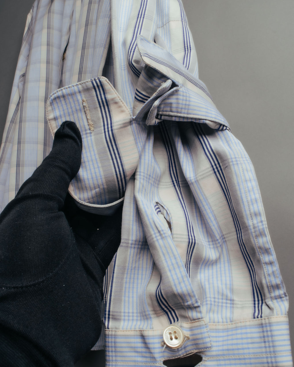 “VIKTOR & ROLF Monsieur” 00’s-10’s checked cotton dress shirt