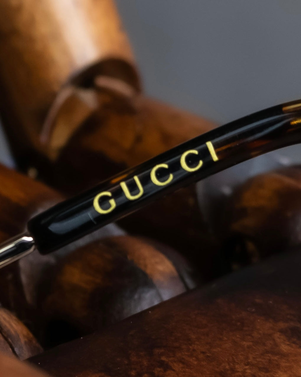"GUCCI" Glitter design octagonal frame sunglasses