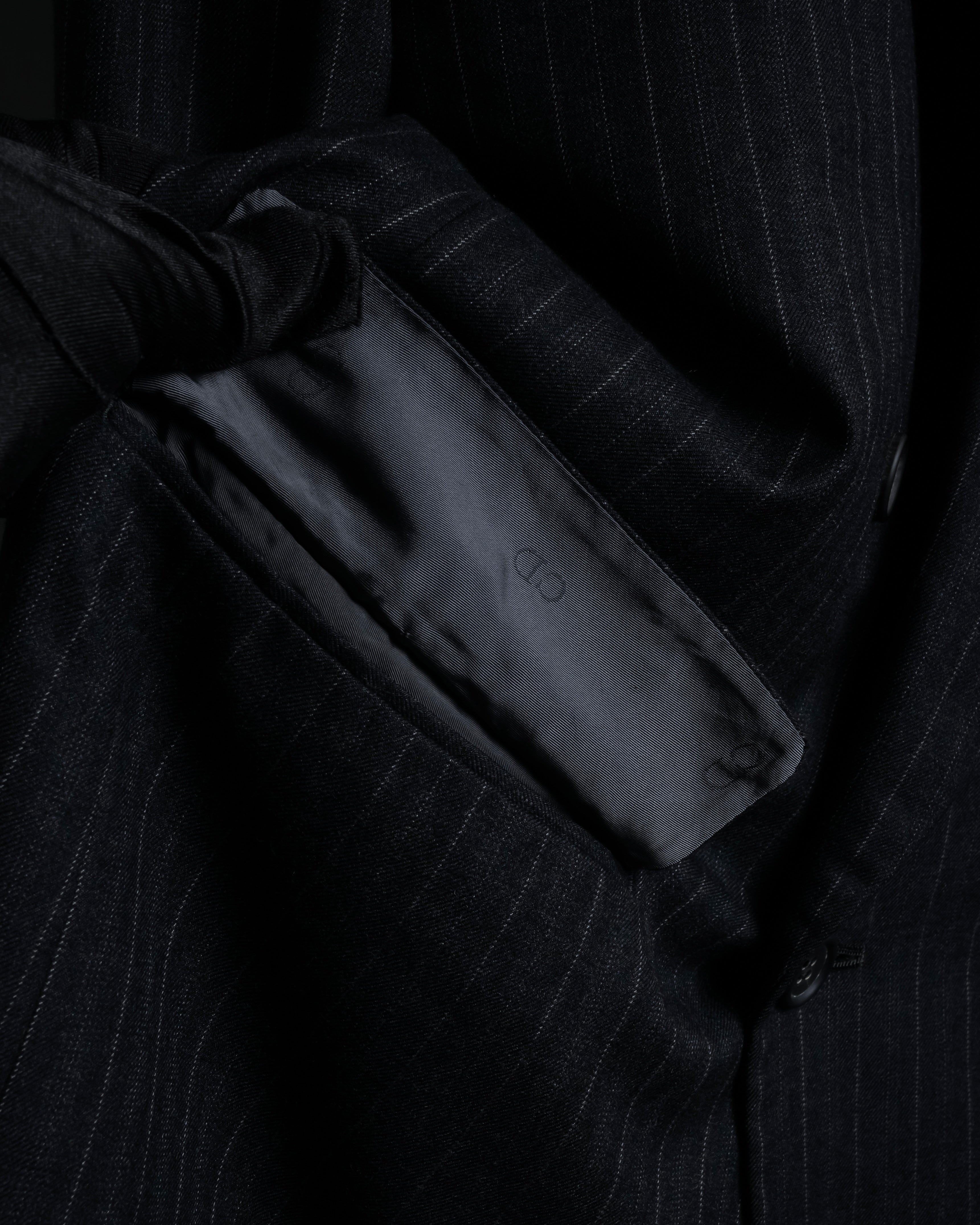 "Christian Dior" 90’s Pinstripe double breasted suit set up