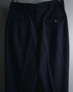 "JIL SANDER" 90’s pure new wool minimalist slacks