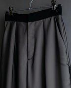 "LANVIN en Bleu" Sheer layered sarouel wide pants
