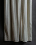 "JIL SANDER" Asymmetrical tuck gather detail long dress