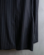 "Dolce & Gabbana" Pinstripe vertical lines emphasized tailored jacket