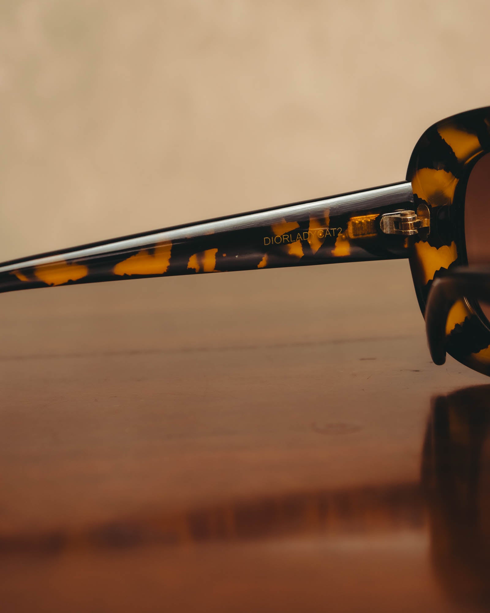 -SPECIAL- "Christian Dior" 90's Tortoiseshell oversized square sunglasses